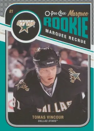 2011-12 O-PEE-CHEE - TOMAS VINCOUR #587 ROOKIE