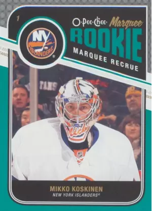 2011-12 O-PEE-CHEE - MIKKO KOSKINEN #572 MARQUEE ROOKIE
