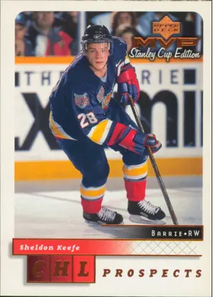 1999-00 MVP STANLEY CUP EDITION - SHELDON KEEFE #195 ROOKIE