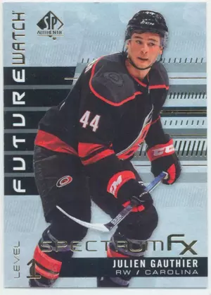 2019-20 SP AUTHENTIC - JULIEN GAUTHIER #S-45 SPECTRUM FX (REDEEMED)
