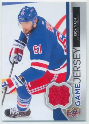 2014-15 UPPER DECK - RICK NASH #GJ-RN GAME JERSEY