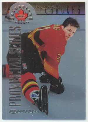 1997-98 DONRUSS CANADIAN ICE - MARTIN GELINAS #61 PROVINCIAL SERIES 298/750
