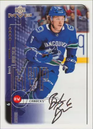 2018-19 MVP - BROCK BOESER #15 20th ANNIVERSARY SILVER SCRIPTS