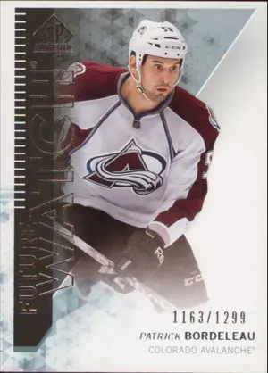2013-14 SP AUTHENTIC - PATRICK BORDELEAU #215 FUTURE WATCH 1163/1299