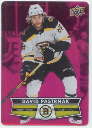 2021-22 TIM HORTONS - DAVID PASTRNAK #DC-37 RED DIE CUT