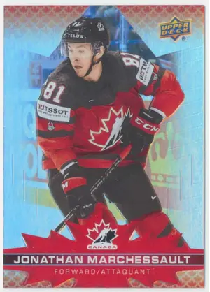 2021-22 TIM HORTONS TEAM CANADA - JONATHAN MARCHESSAULT #70