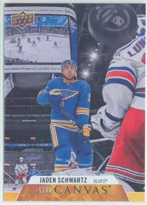 2020-21 UPPER DECK - JADEN SCHWARTZ #C71 UD CANVAS