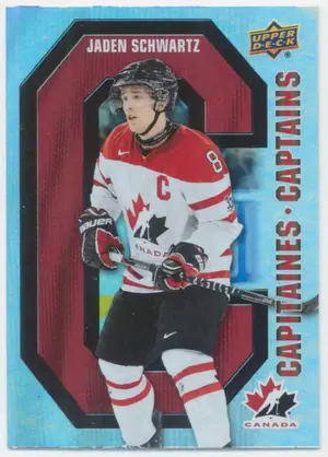 2021-22 TIM HORTONS TEAM CANADA - JADEN SCHWARTZ #CC-14 CAPTAINS