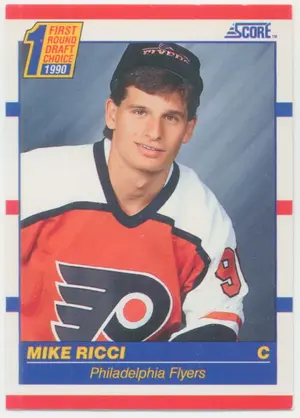 1990-91 SCORE - MIKE RICCI #433 RC