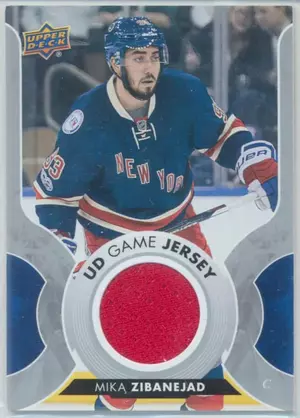 2017-18 UPPER DECK - MIKA ZIBANEJAD #GJ-ZI GAME JERSEY