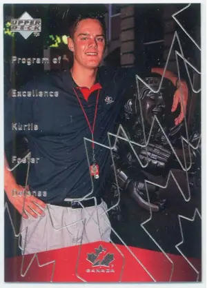 1998-99 UPPER DECK - KURTIS FOSTER #393 PROGRAM OF EXCELLENCE RC