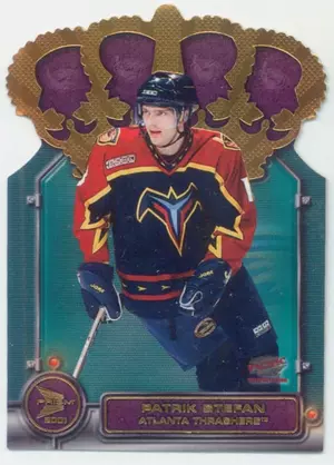 2001-02 PACIFIC McDONALD'S - PATRICK STEFAN #1 GOLD CROWN DIE CUT