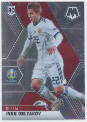 2020-21 Panini Mosaic UEFA Euro Soccer - Ivan Oblyakov #72 Rookie