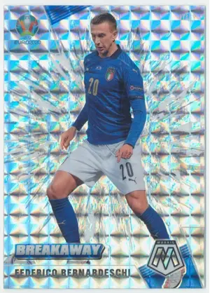 2020-21 Panini Mosaic UEFA Euro Soccer - Federico Bernardeschi #29 Breakaway Mosaic Parallel