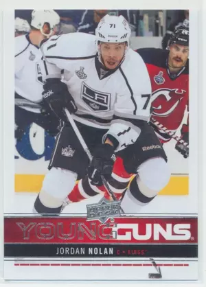 2012-13 UPPER DECK - JORDAN NOLAN #225 YOUNG GUNS