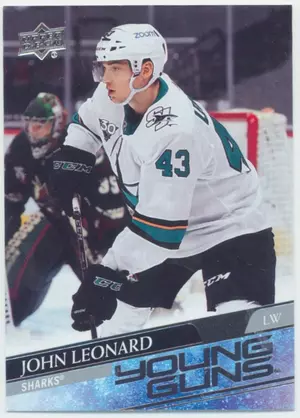 2020-21 UPPER DECK - JOHN LEONARD #474 YOUNG GUNS