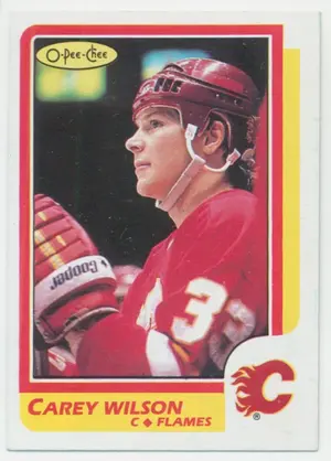 1986-87 O-PEE-CHEE - CAREY WILSON #166