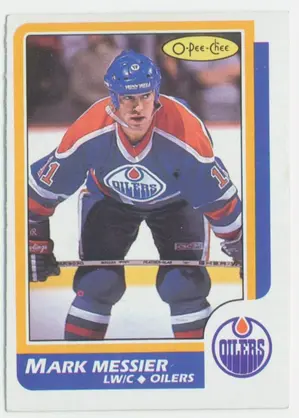 1986-87 O-PEE-CHEE - MARK MESSIER #186