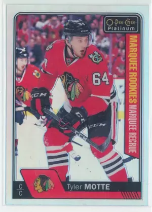 2016-17 O-PEE-CHEE PLATINUM - TYLER MOTTE #193 ROOKIE RAINBOW