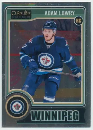 2014-15 O-PEE-CHEE PLATINUM - ADAM LOWRY #164 ROOKIE
