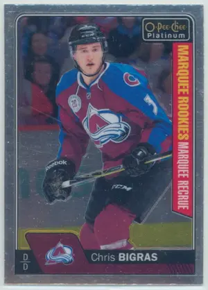 2016-17 O-PEE-CHEE PLATINUM - CHRIS BIGRAS #157 ROOKIE