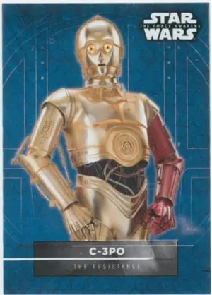 2016 Star Wars The Force Awakens - C-3PO Character Stickers #9