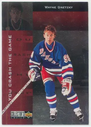 1996-97 COLLECTOR'S CHOICE - WAYNE GRETZKY #CR1 YOU CRASH THE GAME PRIZES⚠️