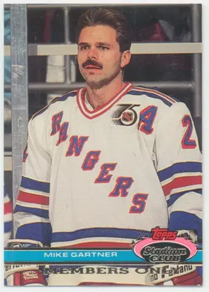 1991 STADIUM CLUB - MIKE GARTNER #NNO MEMBERS ONLY
