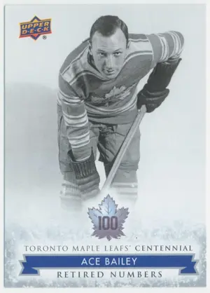 2017 TORONTO MAPLE LEAFS CENTENNIAL - ACE BAILEY #126 RETIRED NUMBERS SP!