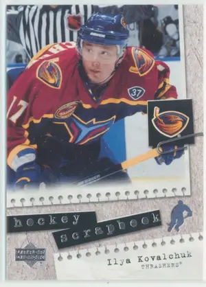 2005-06 UPPER DECK - ILYA KOVALCHUK #HS1 HOCKEY SCRAPBOOK