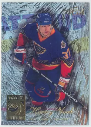 1996-97 FLAIR - HARRY YORK #122 WAVE OF THE FUTURE RC SP!