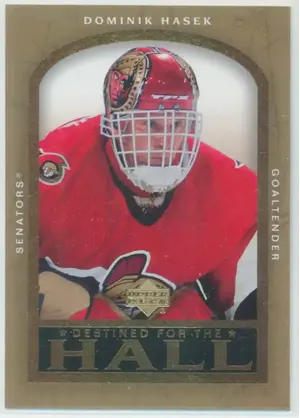 2005-06 UPPER DECK - DOMINIK HASEK #DH4 DESTINED FOR THE HALL