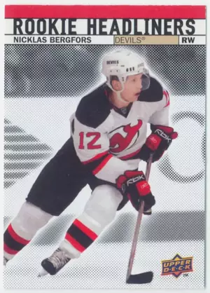 2007-08 UPPER DECK - NICKLAS BERGFORS #RH18 ROOKIE HEADLINERS