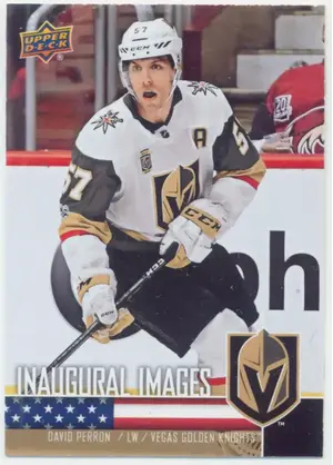 2018 UPPER DECK INAUGURAL IMAGES - DAVID PERRON #LV-1