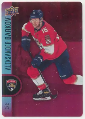 2022-23 TIM HORTONS - ALEKSANDER BARKOV #DC-37 RED DIE CUT