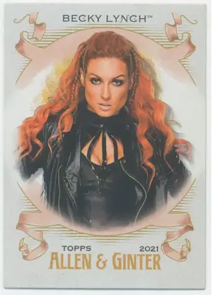 2021 Topps Heritage WWE - Becky Lynch #AG-5 Allen & Ginter