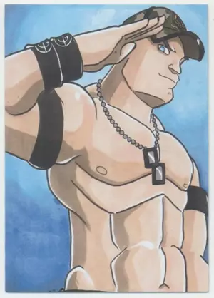 2021 Topps Heritage WWE - John Cena #SCR-3 Ruthless Aggression Art Cards