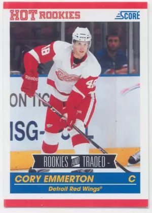 2010-11 SCORE ROOKIES & TRADED - CORY EMMERTON #606