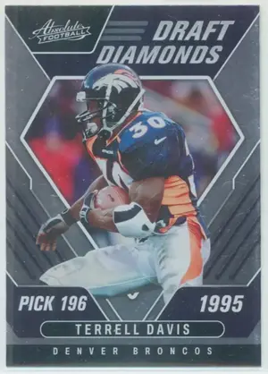 2022 Absolute - Terrell Davis #DD-11 Draft Diamonds
