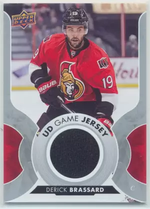 2017-18 UPPER DECK - DERICK BRASSARD #GJ-BR GAME JERSEY