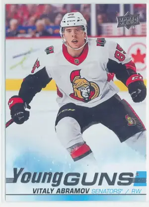 2019-20 UPPER DECK - VITALY ABRAMOV #227 YOUNG GUNS
