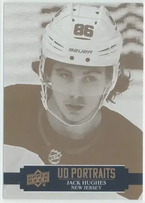 2021-22 UPPER DECK - JACK HUGHES #P-8 UD PORTRAITS