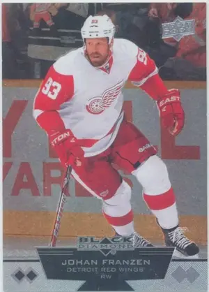 2012-13 BLACK DIAMOND - JOHAN FRANZEN #127 DOUBLE DIAMOND