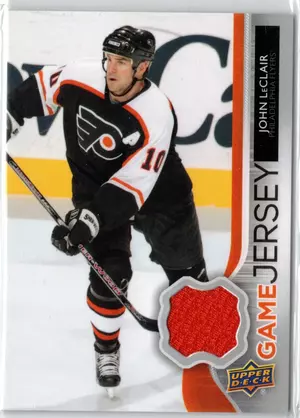 2014-15 UD John Leclair GU Jersey Philadelphia Flyers