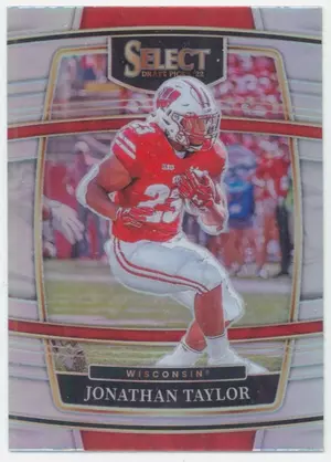 2022 Panini Select Draft Picks - Jonathan Taylor #95 Silver Prizm Parallel
