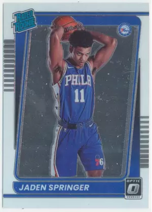 2021-22 Panini Donruss Optic - Jaden Springer #197 Rated Rookie