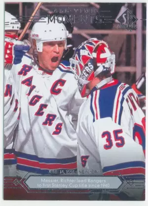 2014-15 SP AUTHENTIC - MARK MESSIER/MIKE RICHTER #196 ALL-TIME MOMENTS