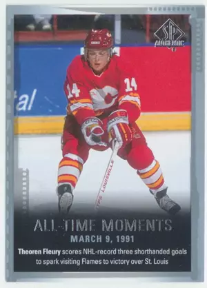 2016-17 SP AUTHENTIC - THEOREN FLEURY #139 ALL-TIME MOMENTS