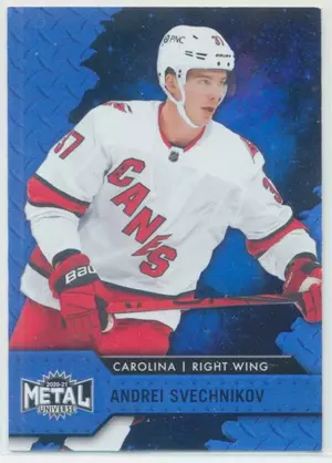 2020-21 SKYBOX METAL UNIVERSE - ANDREI SVECHNIKOV #18 BLUE SPECTRUM