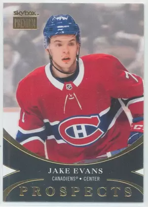 2020-21 SKYBOX METAL UNIVERSE - JAKE EVANS #PP-11 PREMIUM PROSPECTS